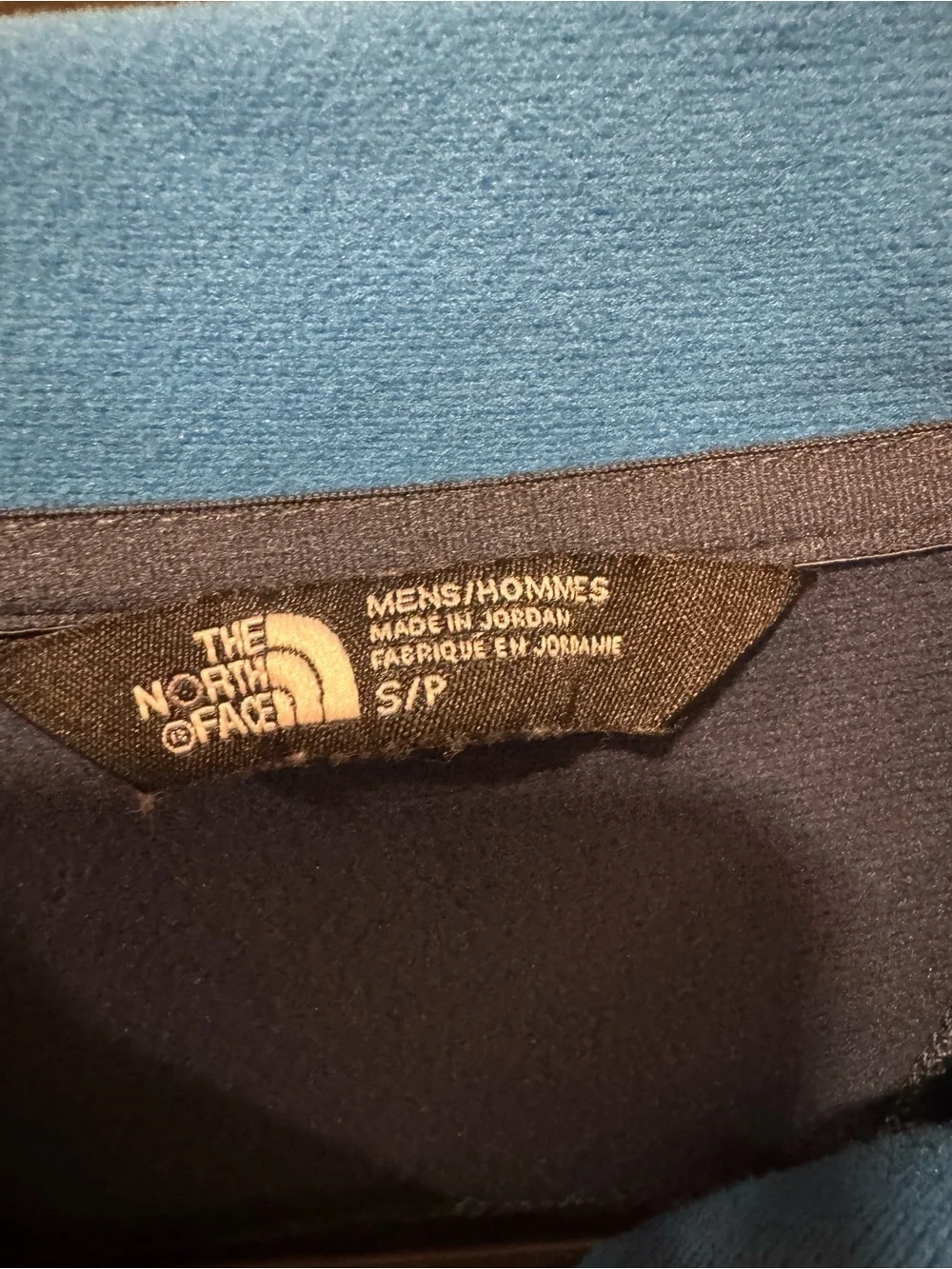 The North Face Men's Half-Zip Performance Fleece - Navy & Bright Blue Size S